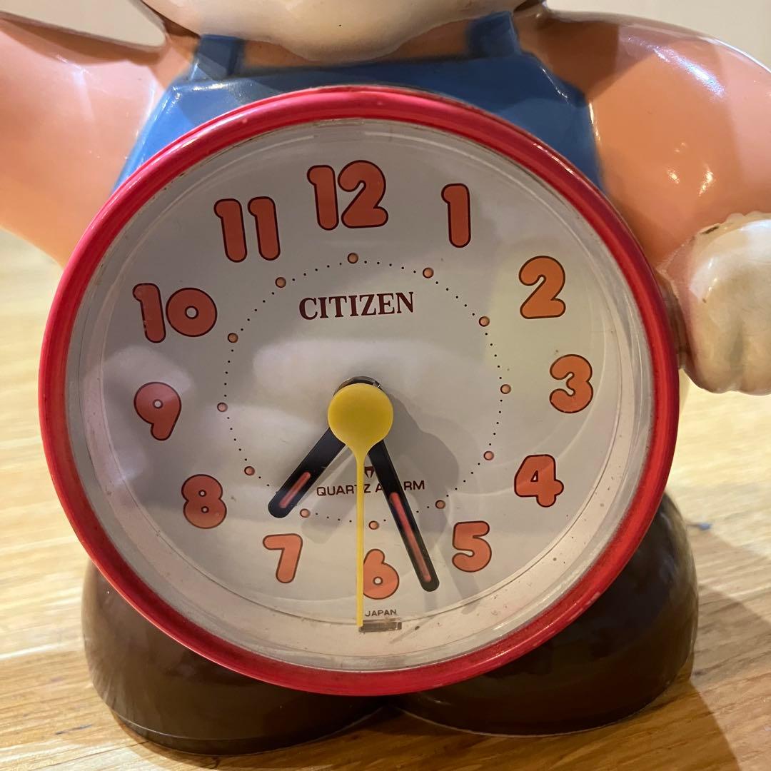 昭和レトロ 目覚まし時計 おたまちゃん 動作確認済み CITIZEN - メルカリ