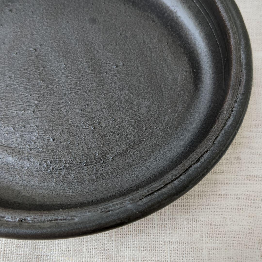 未使用品　市川孝　楕円　オーバル　皿　耐火皿　魯山