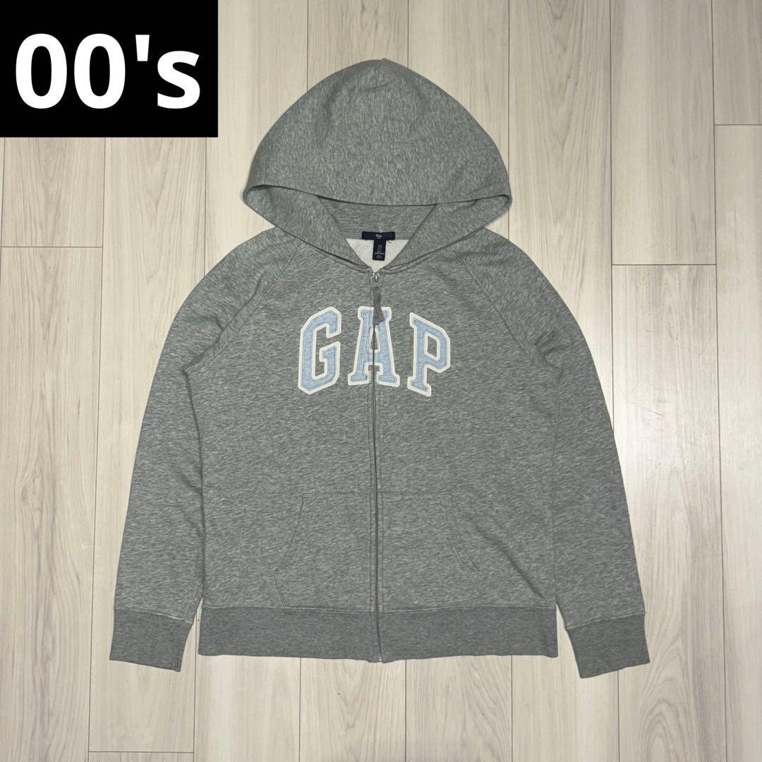 00s OLD GAP zip -up hoodie archive y2k - メルカリ