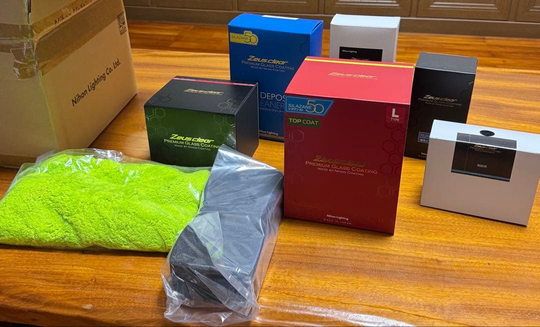 シラザン50専用トップコート付きパーフェクトセット 10%OFFでお得 【パーフェクトセット トップコート付】ゼウスクリア