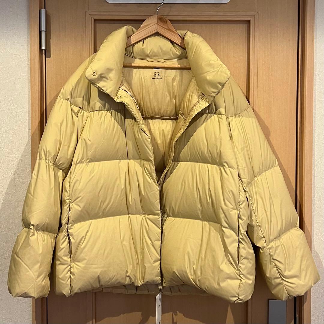 ユニクロ UNIQLO パウダーソフトダウンジャケット イエロー L - メルカリ