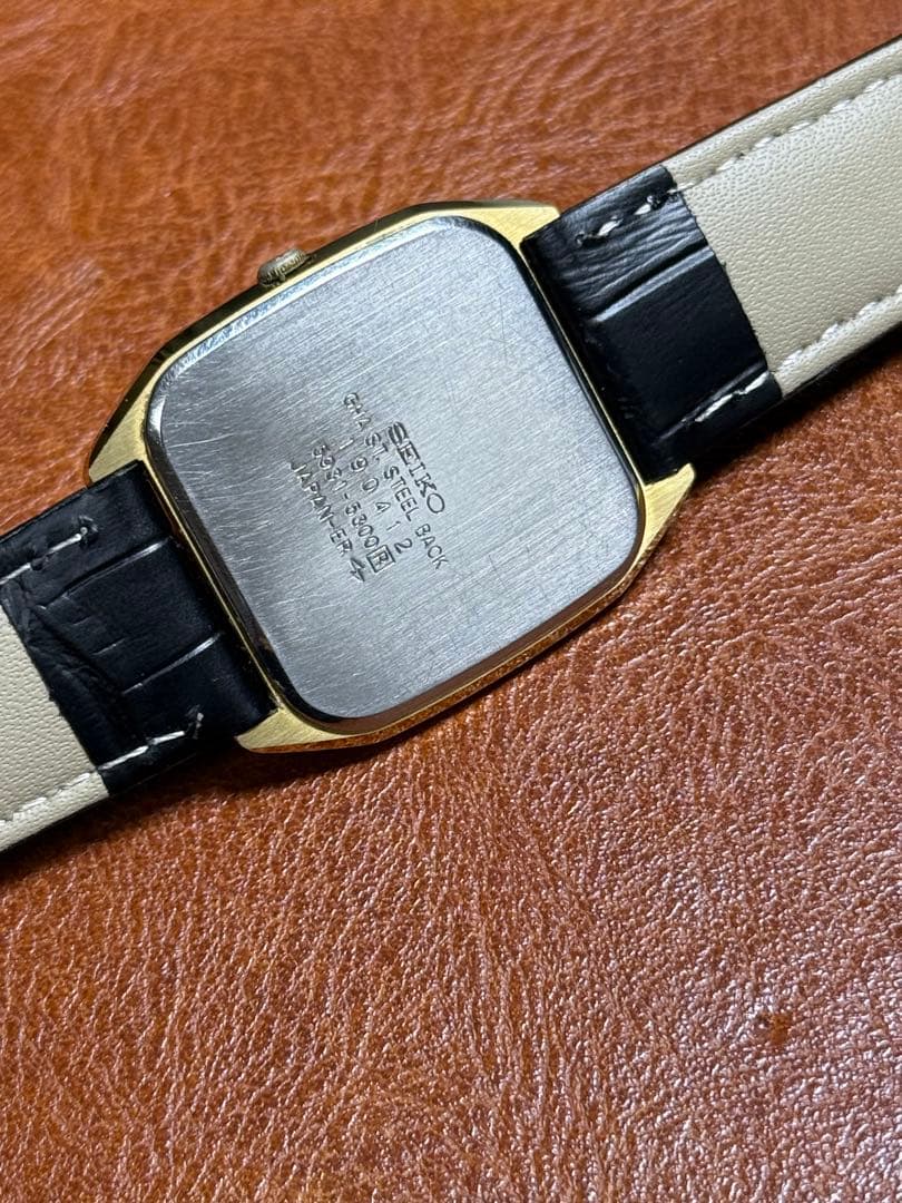 A78 希少 稼動品 SEIKO DOLCE スクエア型 80年代ヴィンテージ - メルカリ