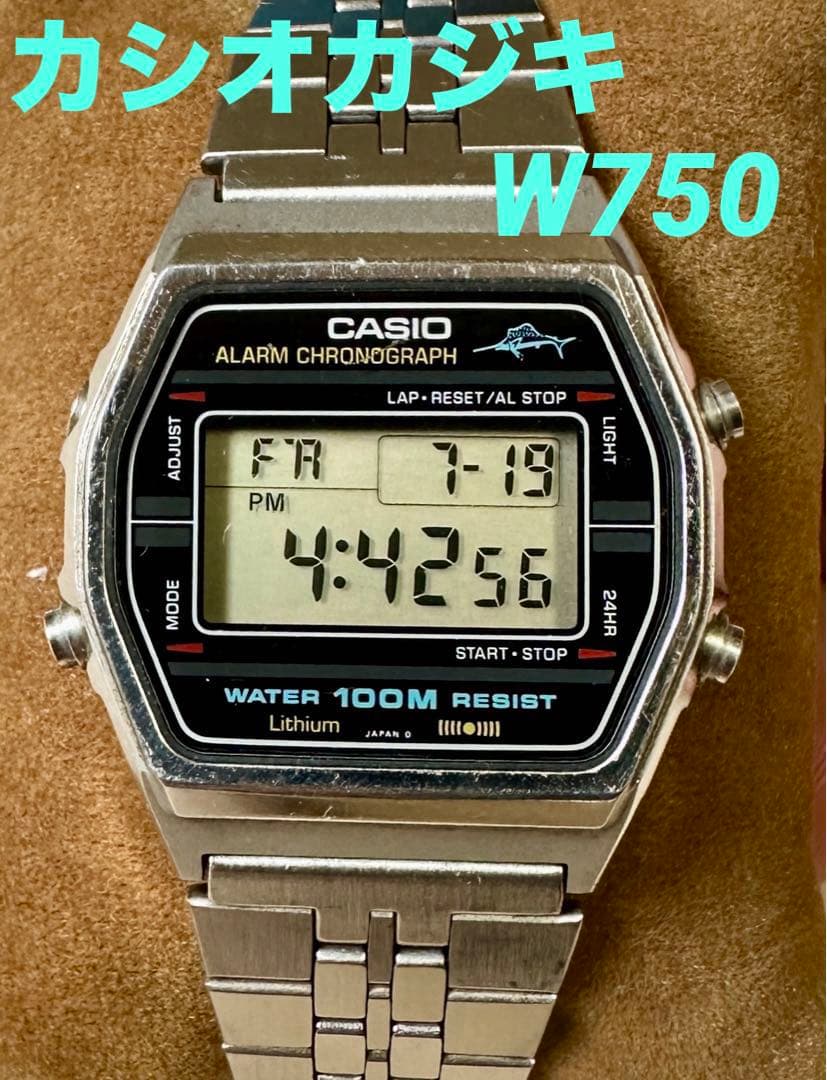 CASIO 248 カシオカジキ W-750 - メルカリ