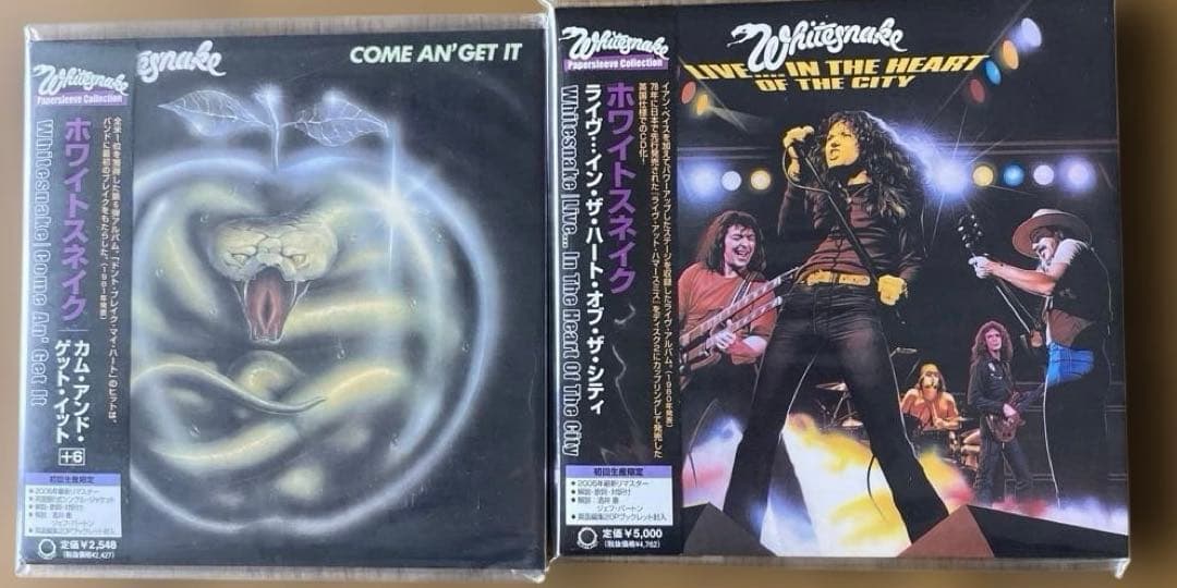 Whitesnake』 紙ジャケCDセット 6枚セット