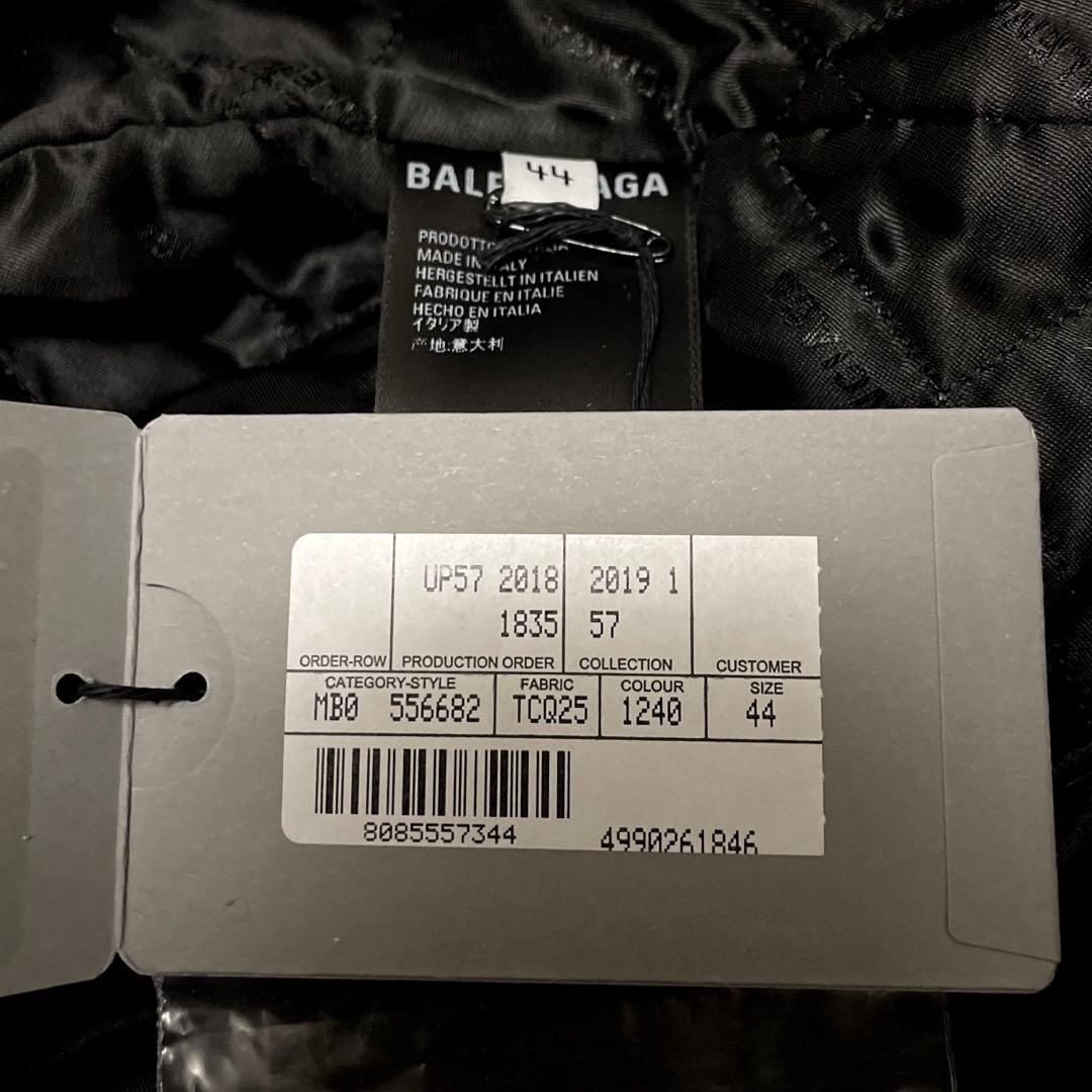 新品タグ付き BALENCIAGA コレクションライン ファーロングコート 正規