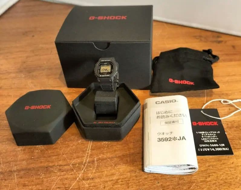 G-SHOCK nano ブラック リングウォッチDWN-5600-1JR CASIO G-SHOCK Nano DWN-5600-1JR Ring Watch Black 5600 SERIES