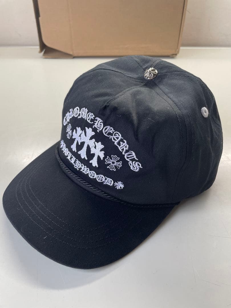 Chrome Hearts トリプルクロスキャップ刺繍 - メルカリ