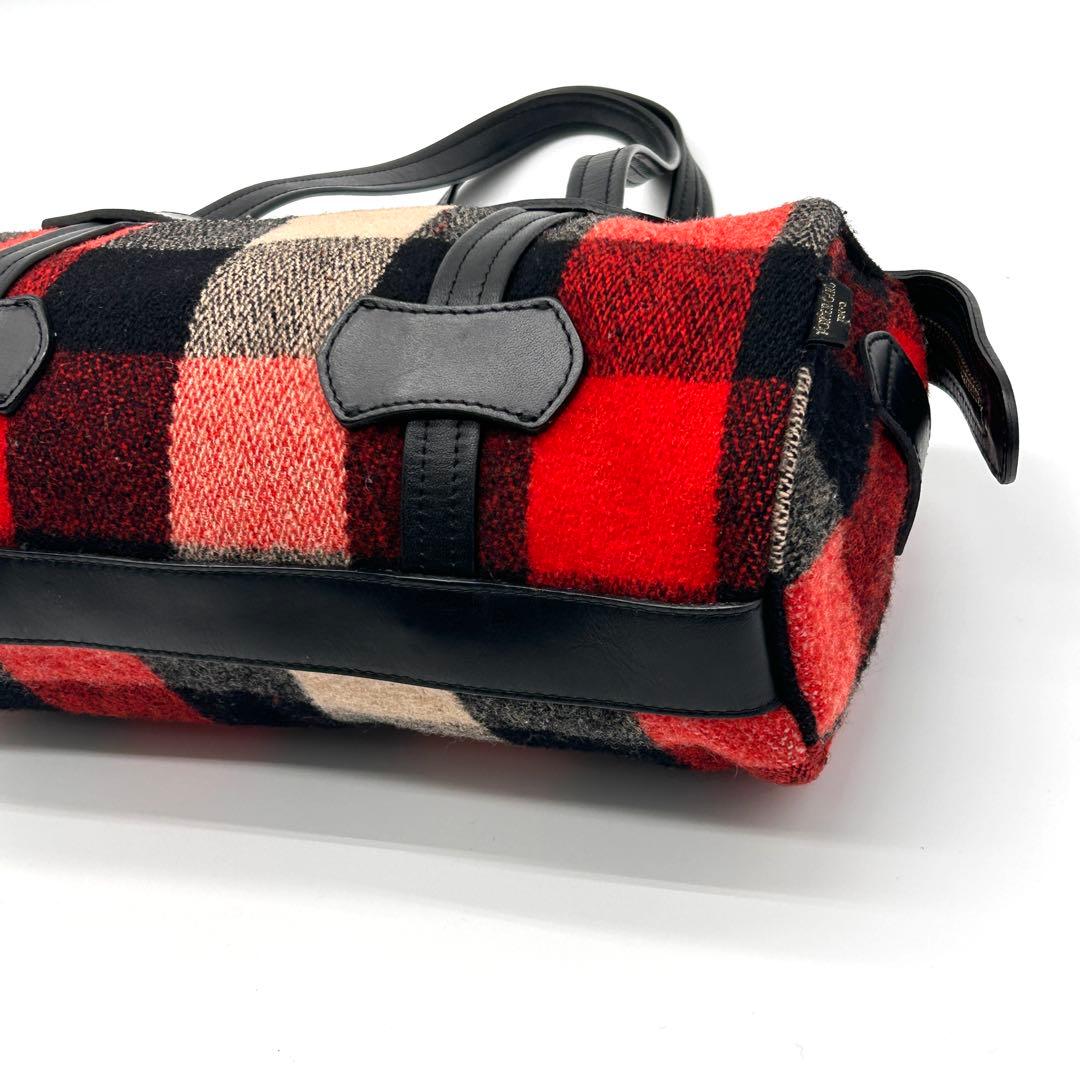 美品✨ PORTER ポーターガール ミニボストンバッグ チェック柄 - メルカリ