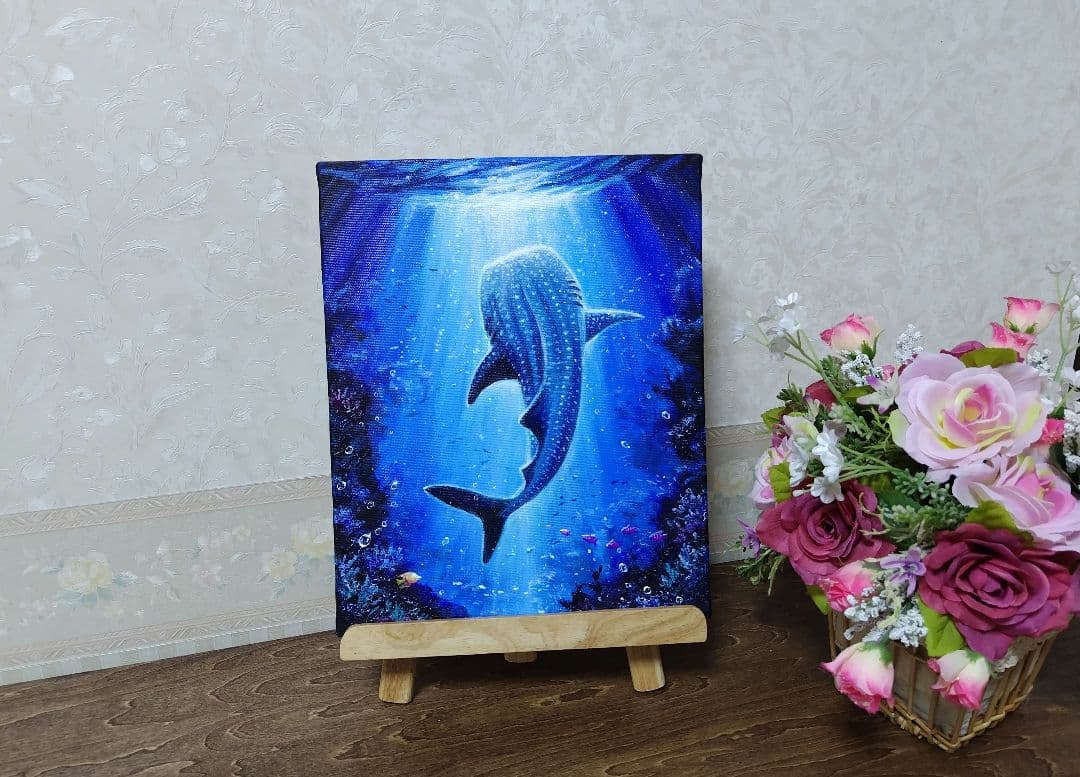 パ*ダ様 【海中世界】アクリル画 F3 風景画 絵画 - メルカリ