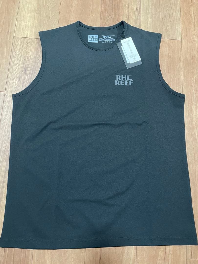 RHC REEF ブラック ラッシュ タンクトップ S RHC ロンハーマン] REEFとのコラボレーションアイテムが7月12日(土