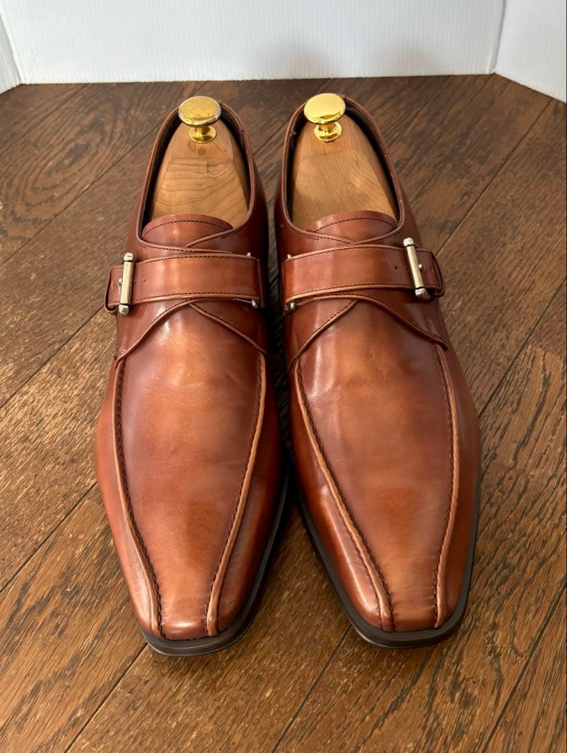 【REGAL】美品！Y819 モンクストラップ/スワールトゥ 26.0cm