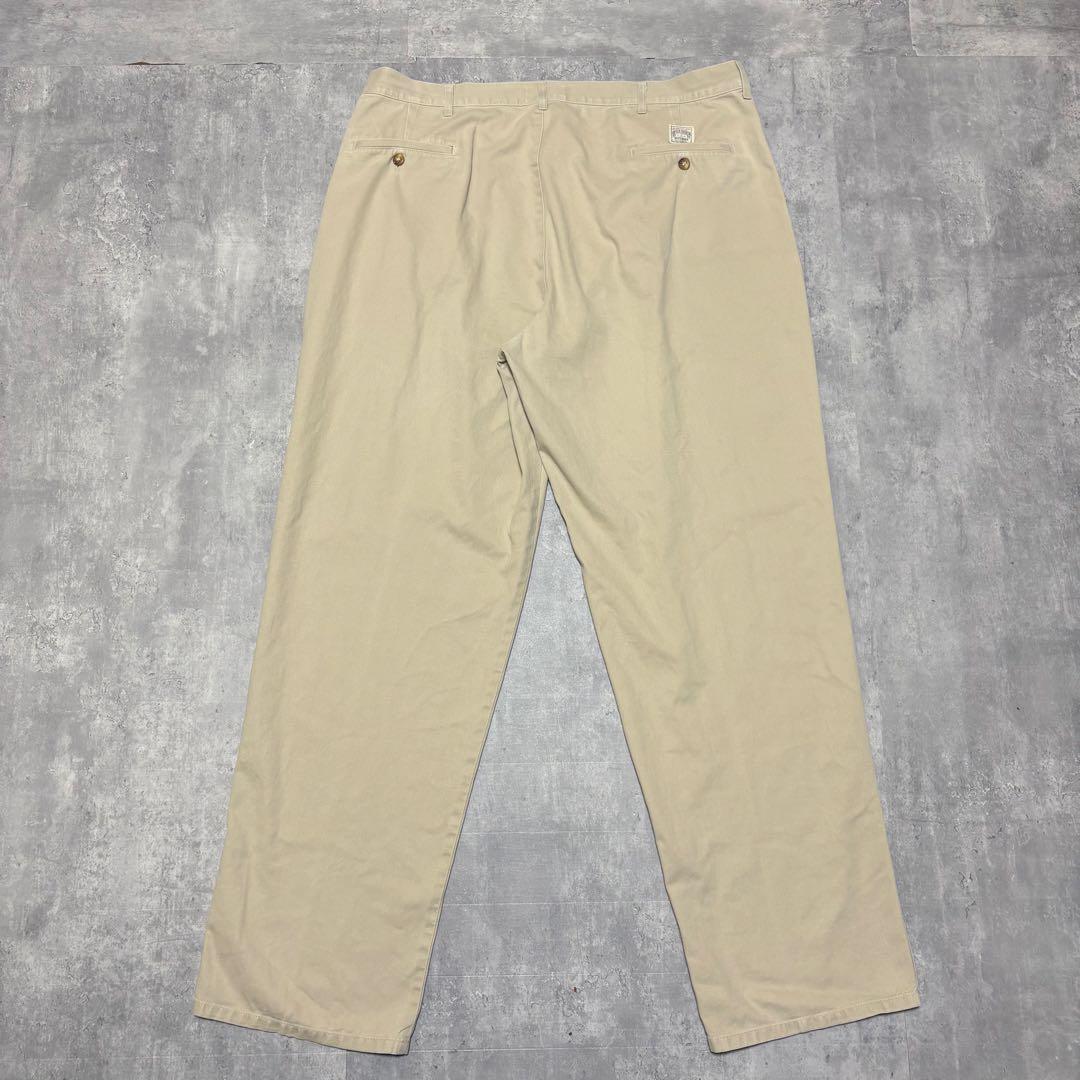 90s ポロバイラルフローレン USA製 ポロチノ チノパン 初期タグ w42