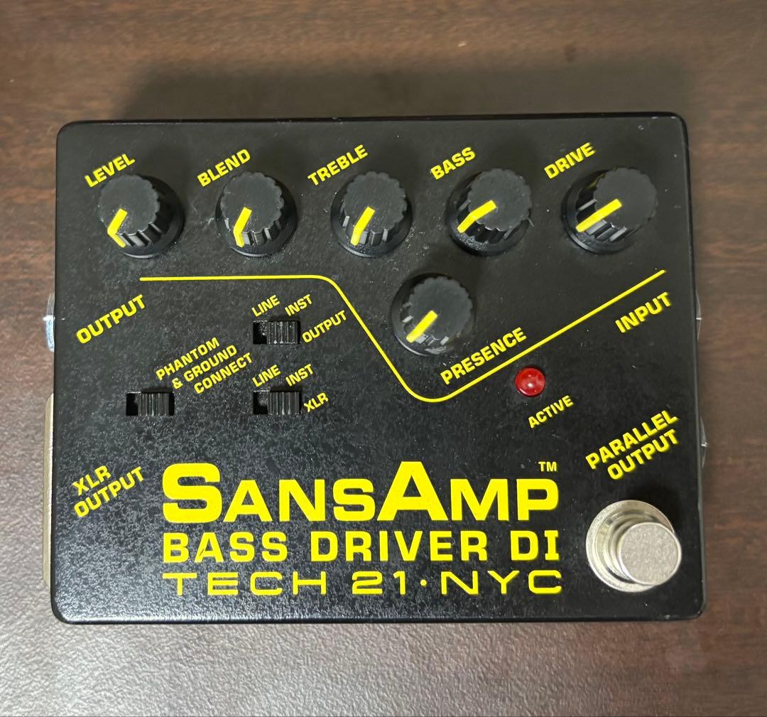 Tech21 SANSAMP Bass D DI v1 後期　箱あり SansAmp VT Bass DI