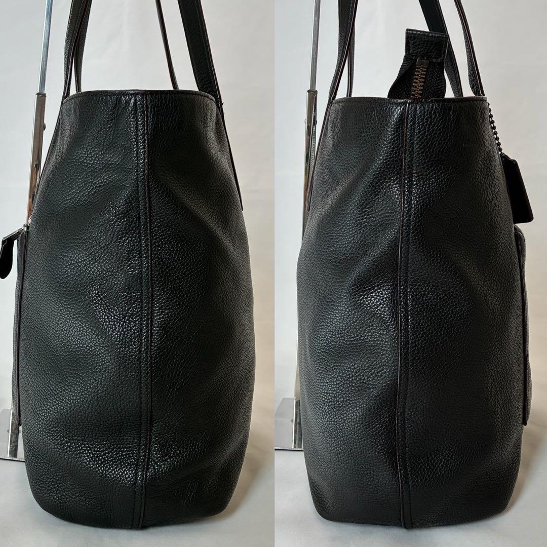 極美品】コーチ 72299 メトロポリタン トートバッグ レザー A4可 黒