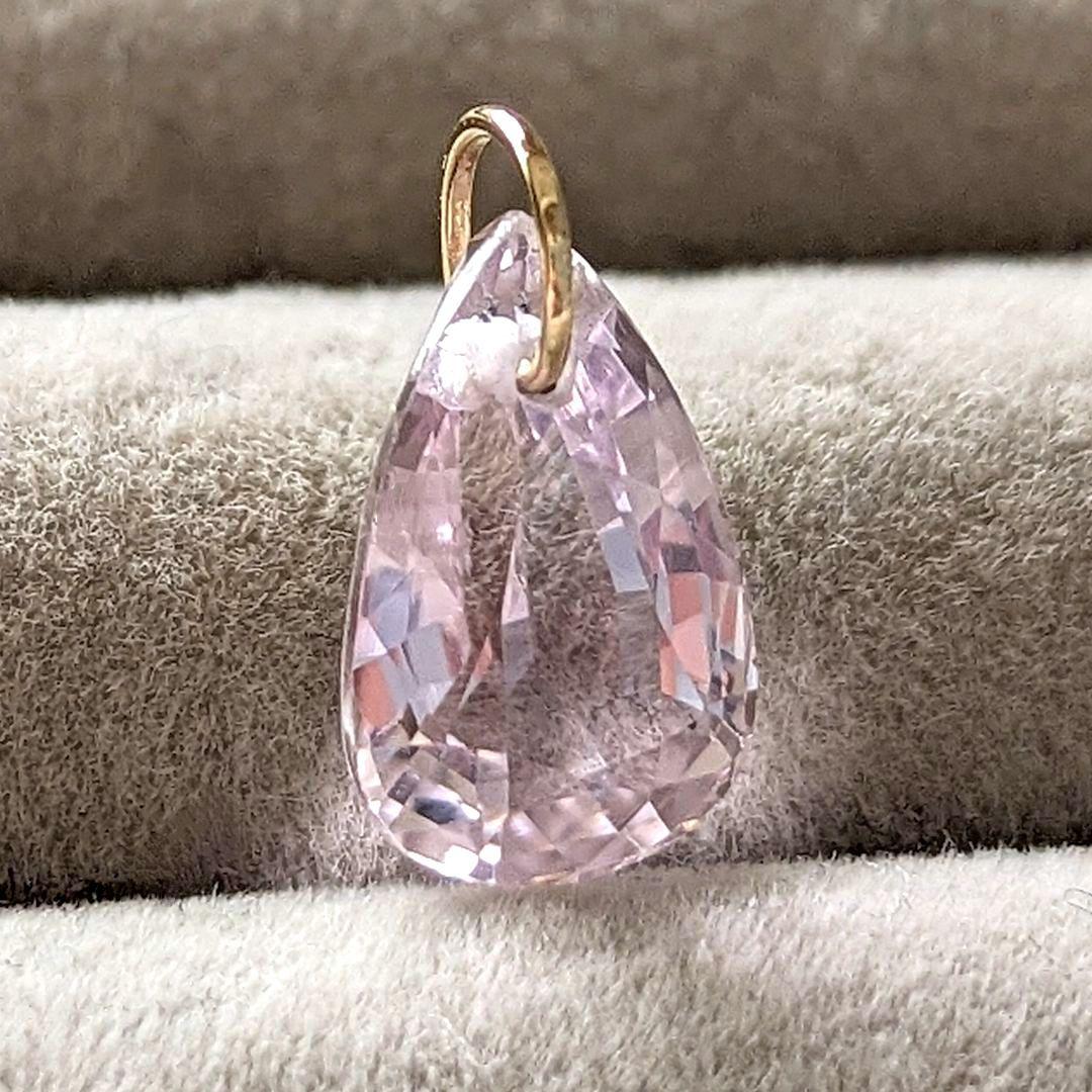 ♢Nページ♢K18 クンツァイト 3.8ct ネックレスチャーム