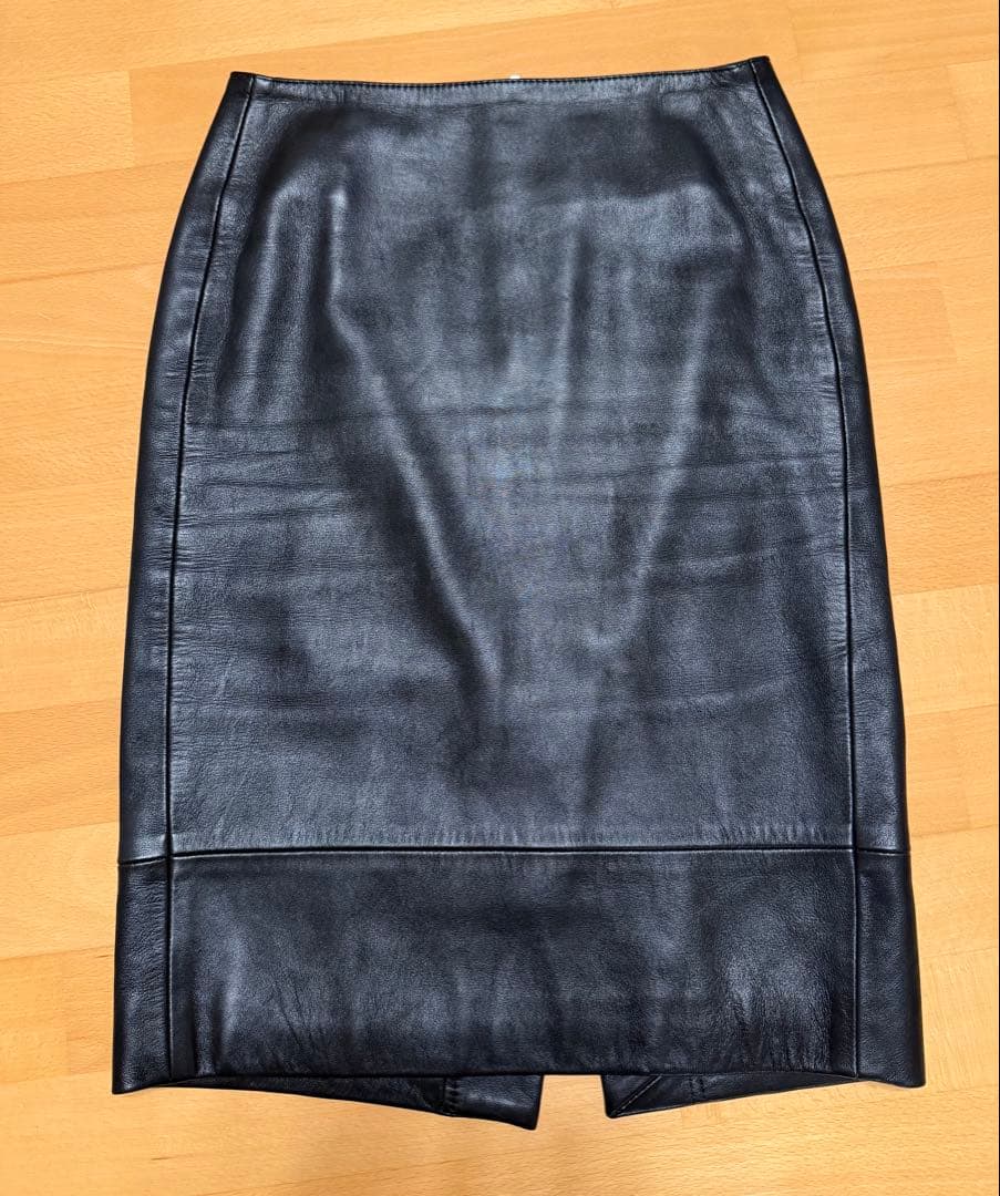 MADISONBLUE ブラック レザー タイトスカート フェイクレザーZIPタイトスカート｜WOMEN｜250HAC31-535I｜AZUL BY