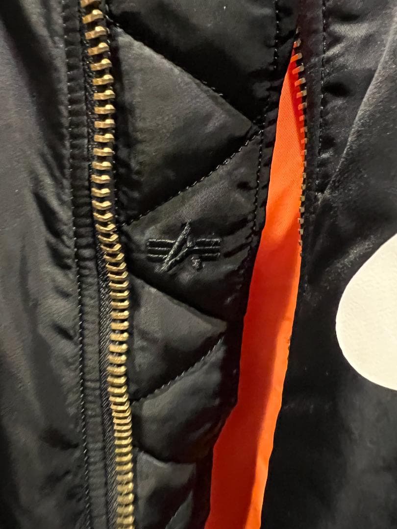 NIKE×ALPHA コラボ MA-1 ジャケット M 黒 - メルカリ