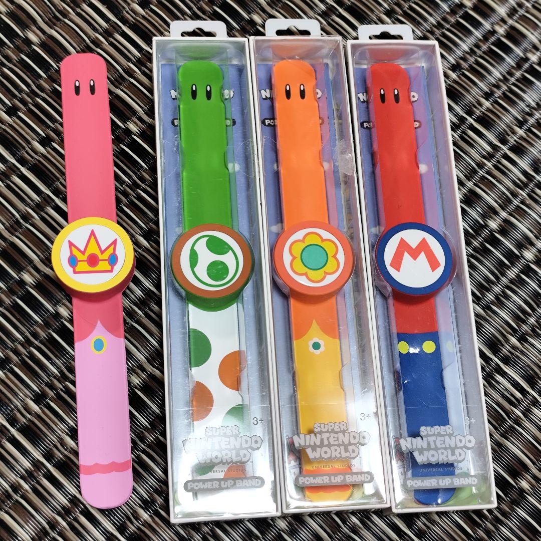 USJ パワーアップバンド マリオ デイジー ヨッシー ピーチ 4個セット グッズやグルメも大充実！ 7つのポイントで楽しめるUSJ「スーパー