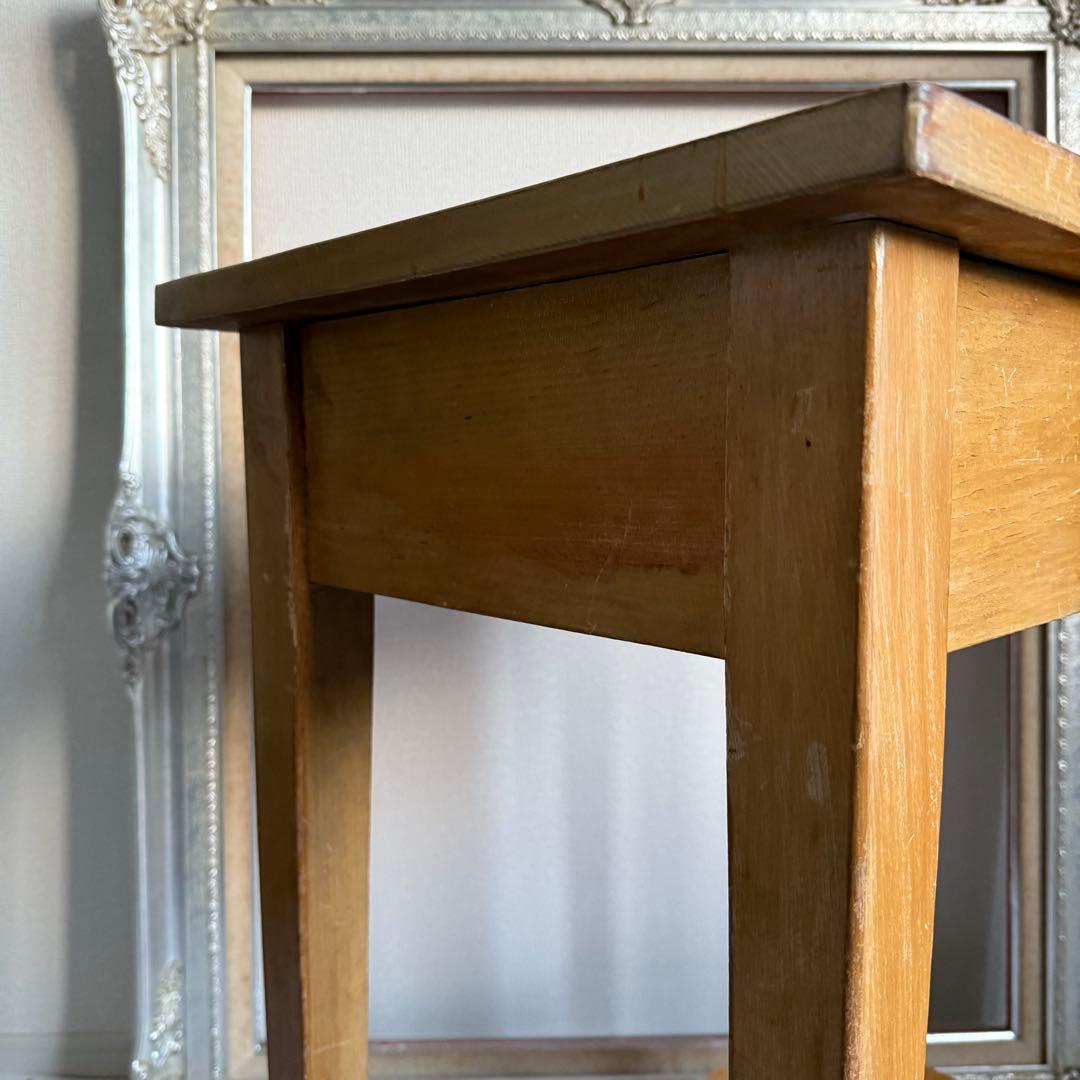 ビンテージ 昭和レトロ サイドテーブル 花台 古道具 家具 店舗什器