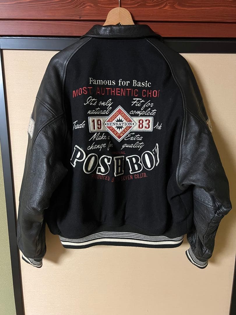 posh boy ポッシュボーイ フルデコ 完品 本革 リバーシブル 美品