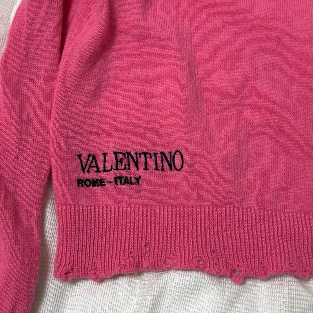 レア✨ VALENTINO Pink Is Punk カシミヤニット ダメージ
