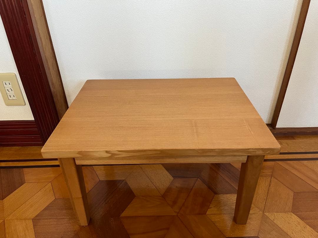 廃盤品 無印良品 タモ材 ローテーブル 木製 - メルカリ