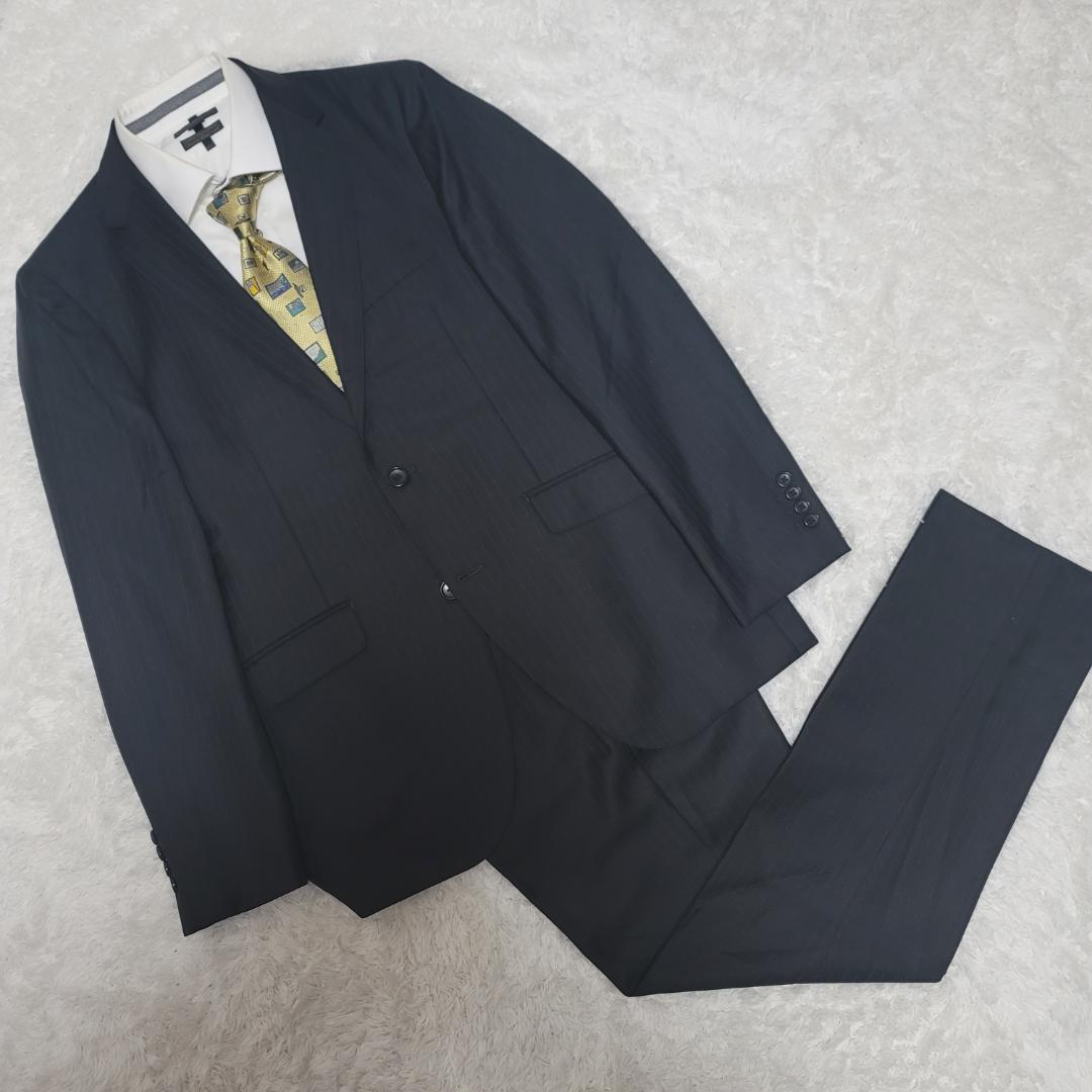 スーツ Tollegno1900 トレーニョ シャドーストライプ A7 - メルカリ