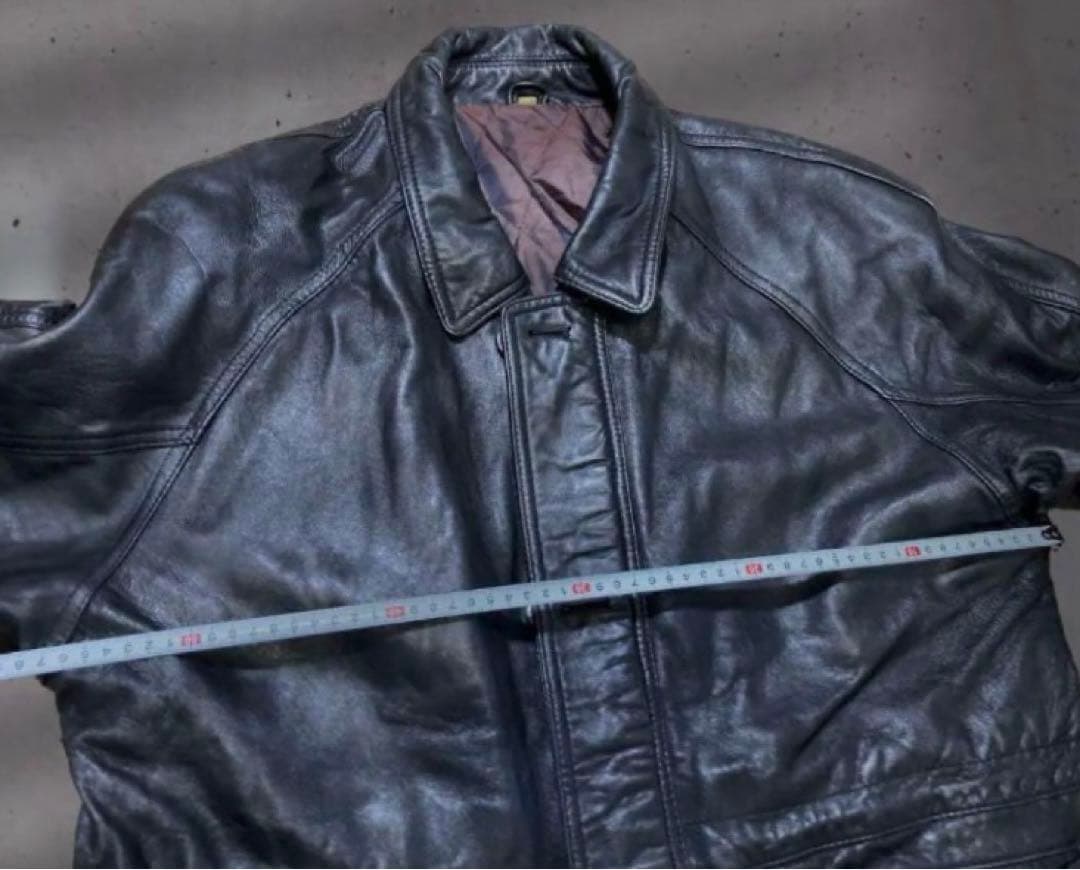 最終価格✴︎菅田将暉着用90s本革羊革レザージャケット中綿チェックy2k