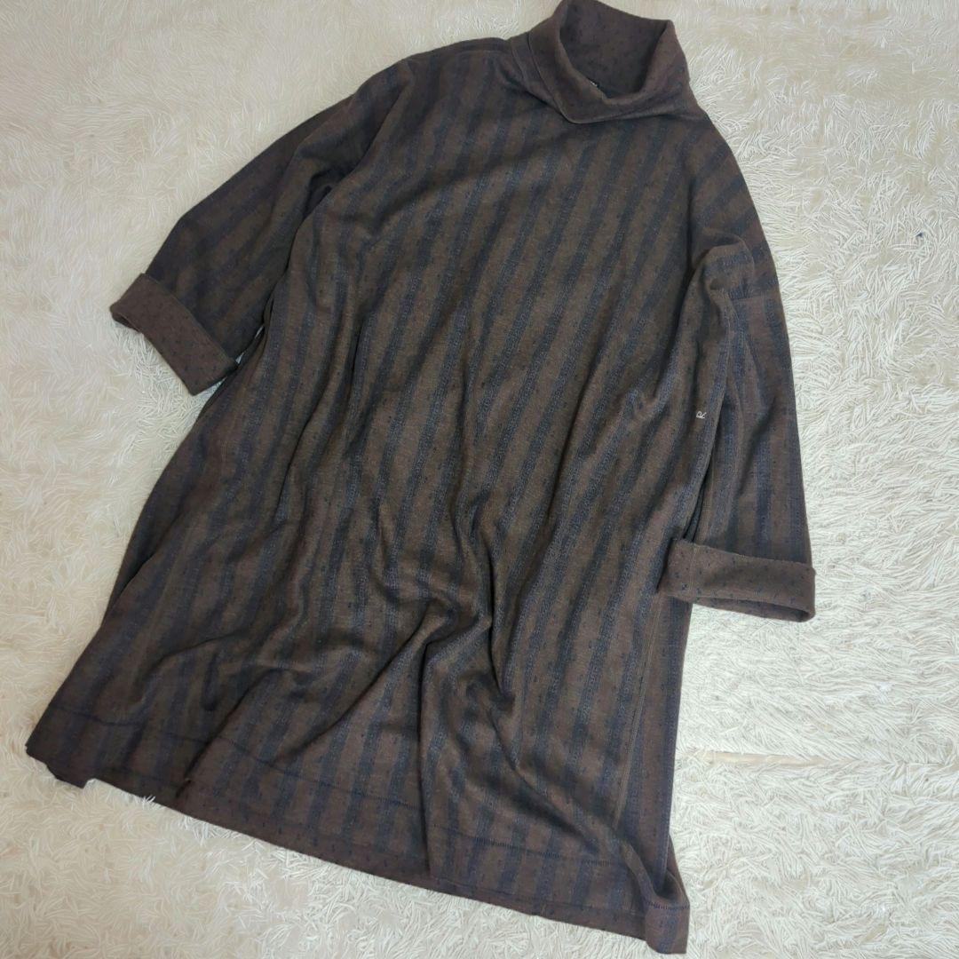 美品】 45R 45rpm ジャージフラノ ワンピース ウール 現行タグ - メルカリ