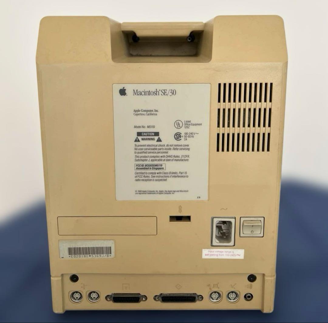 Apple Macintosh SE/30 ジャンク品 ヴィンテージ - メルカリ