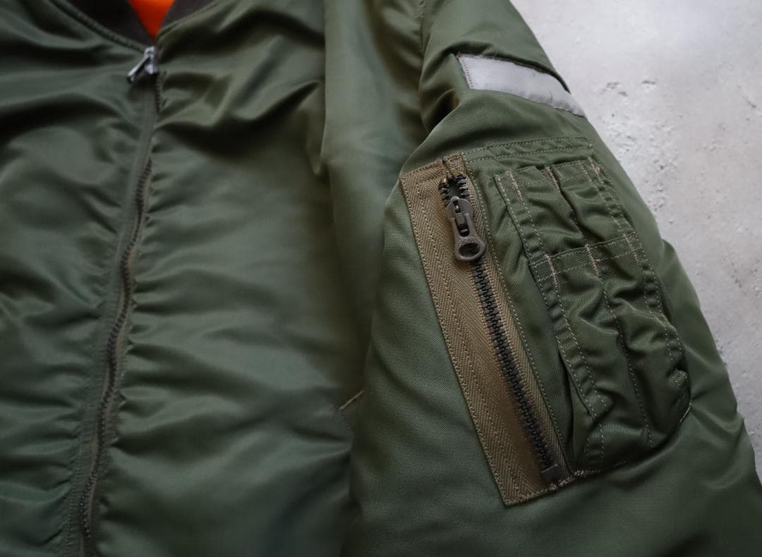 Lサイズ】バズリクソンズ MA-1 Dタイプ リフレクター フライト