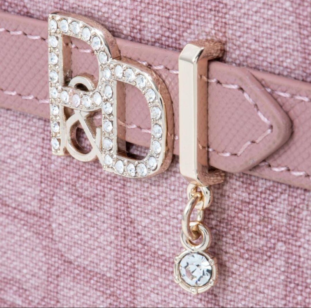 新品未使用 ピンキーアンドダイアン パドロック L字2つ折り財布 ピンク