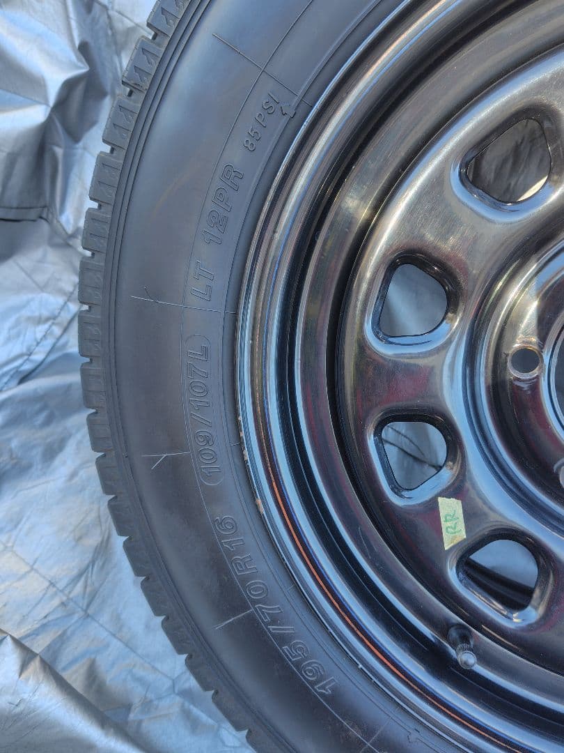 ハイエース/カムロード 16インチ鉄ホイール＋ヨコハマスタッドレス 4本