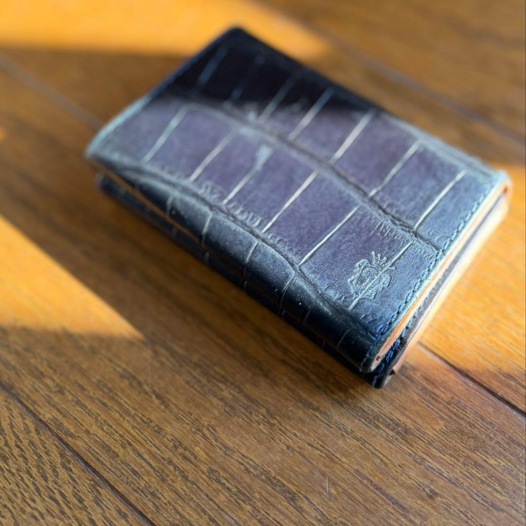 Felisi フェリージ 名刺入れ909 レザー 黒 型押し Felisi（フェリージ） 名刺入れ(カードケース) CARD CASE 909/SA 全4色