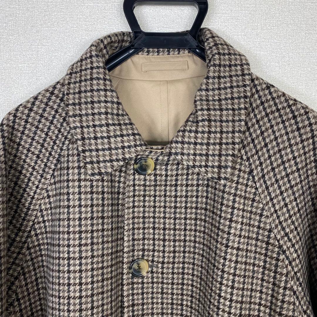 supreme reversible houndstooth overcoat - メルカリ