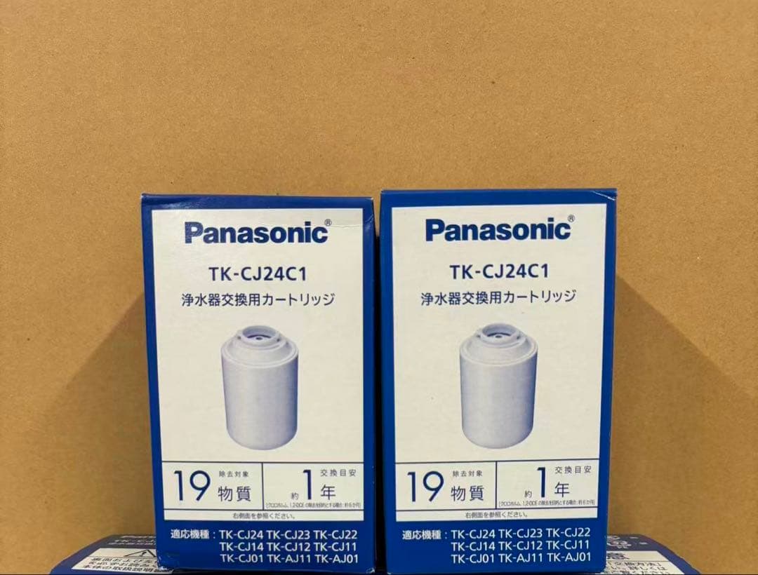 Panasonic TK-CJ24C1 浄水器カートリッジ 2個セット - メルカリ