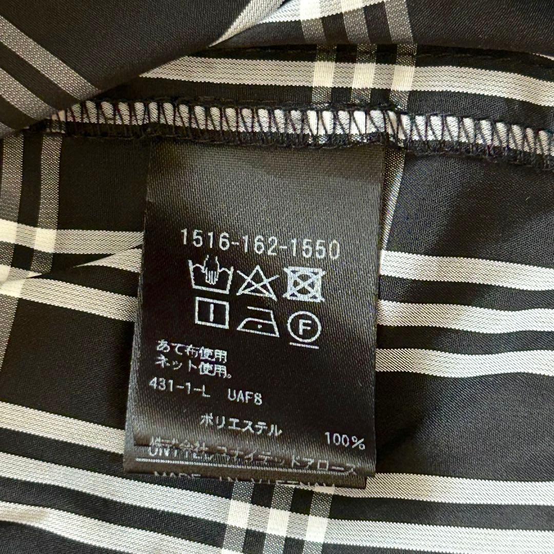 《美品》ユナイテッドアローズ タフタステッチ ペプラム ブラウス チェック