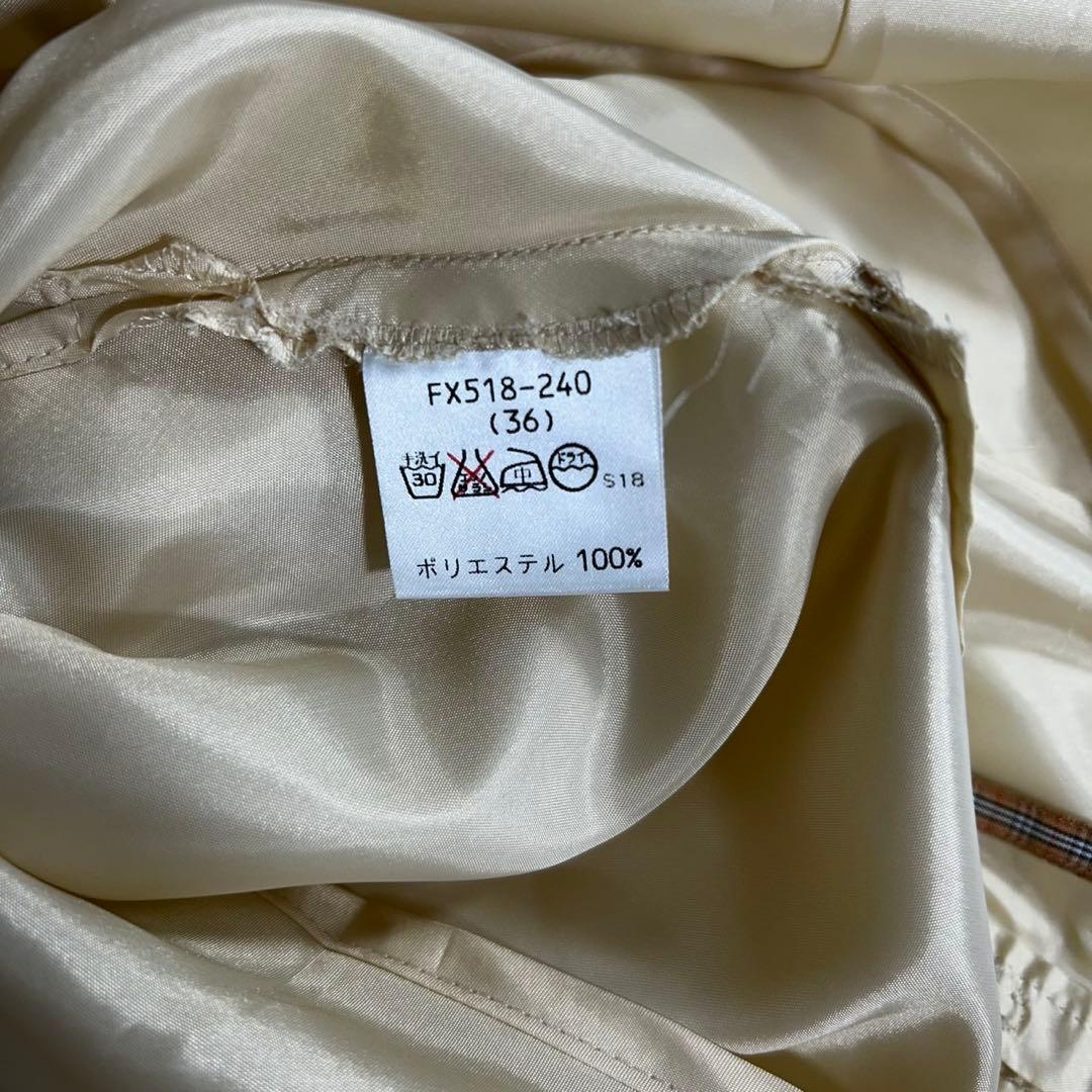 美品✨《バーバリーブルーレーベル》 ノバチェック巻きスカート 36 ペチコート
