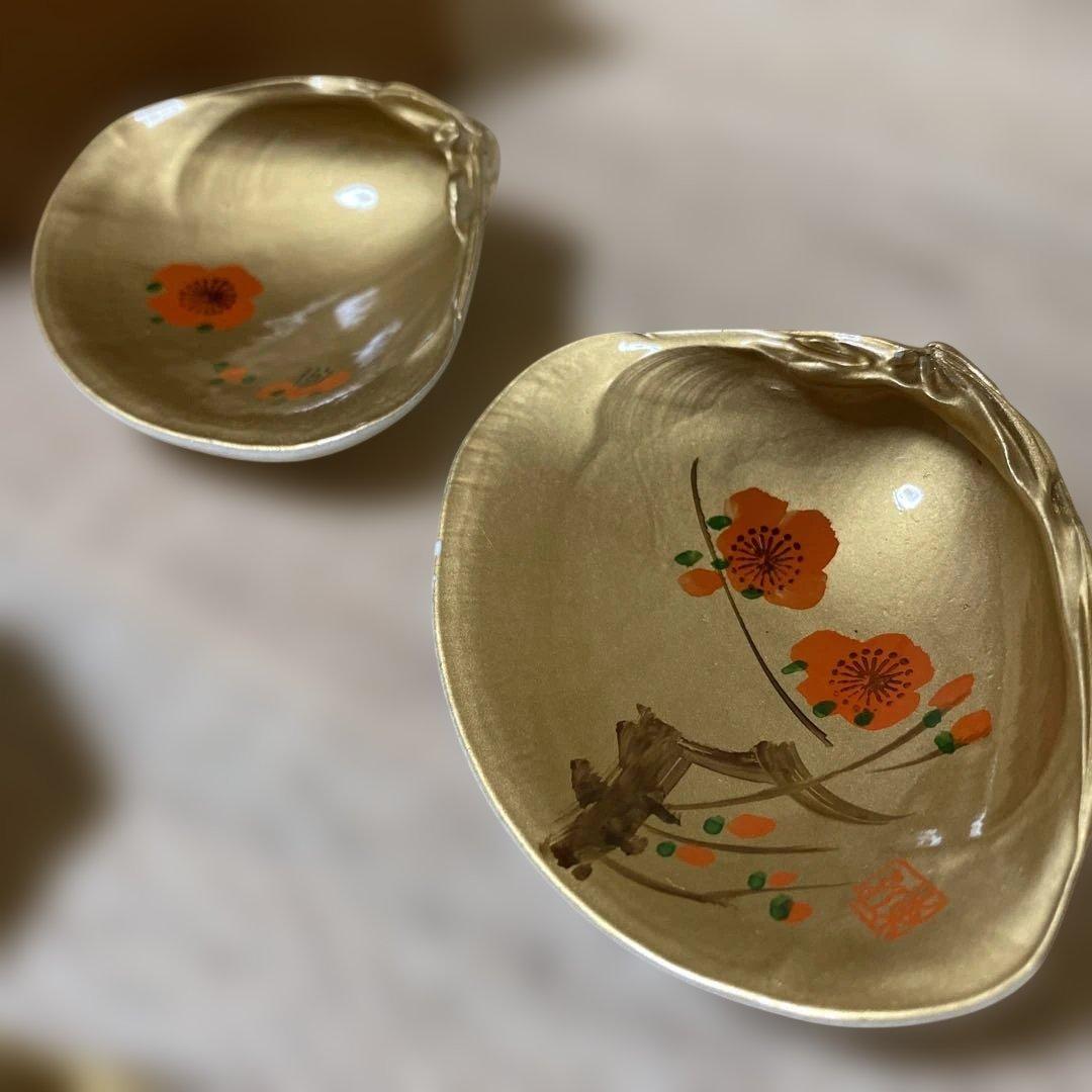 環翠庵 蛤香合 茶道具 貝合わせ蛤皿 長谷川順三 - メルカリ