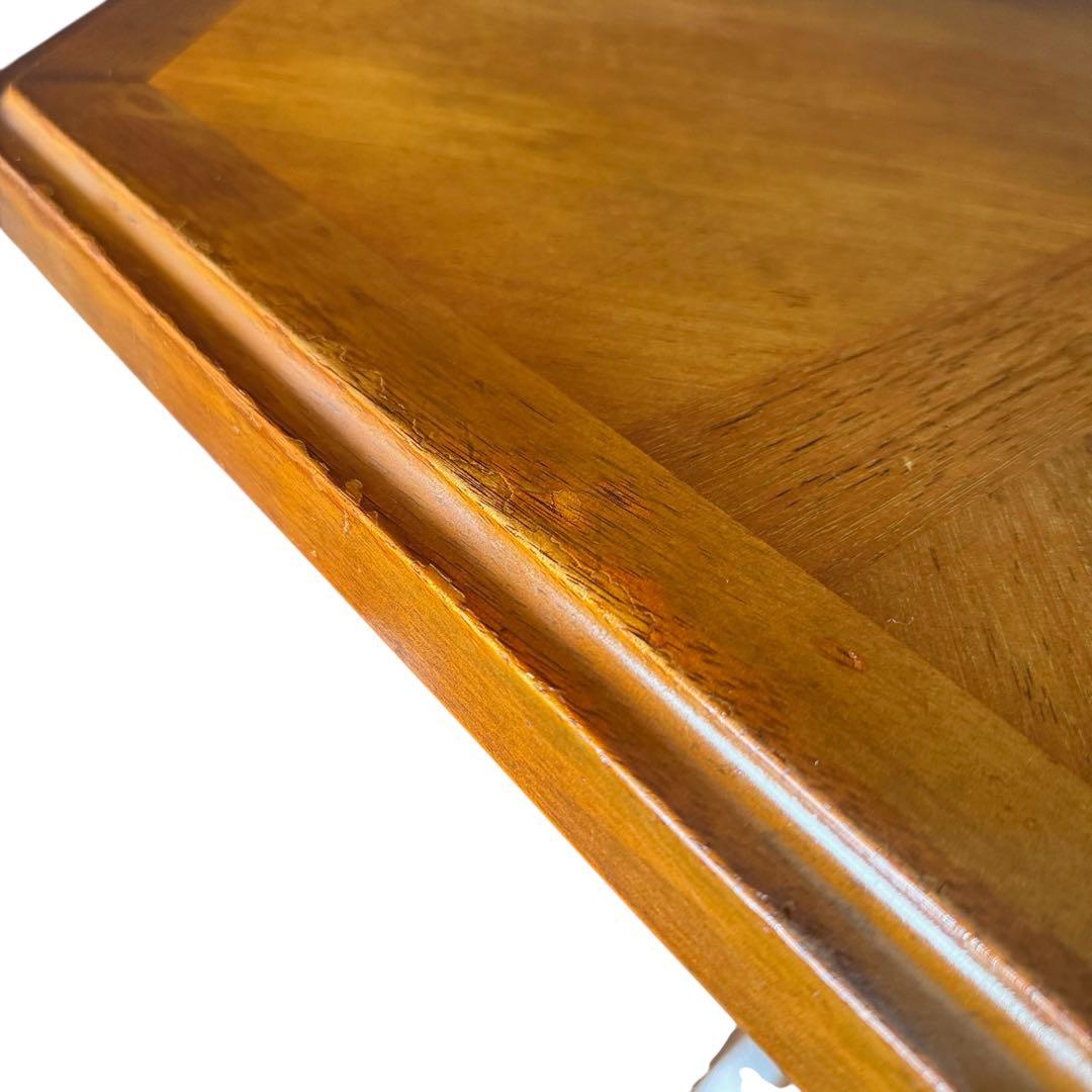 HR762 【天板木目が素敵な】maruni センターテーブル 8角形