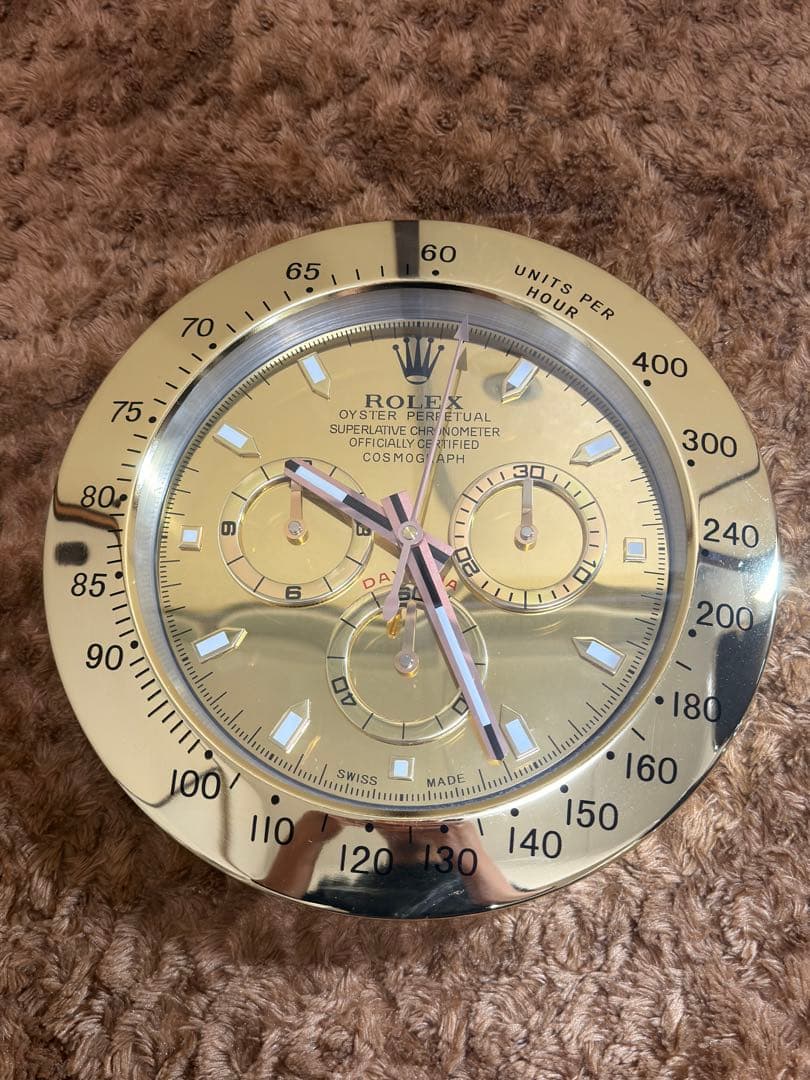 ロレックス ROLEX デイトナ 壁掛け時計 - メルカリ