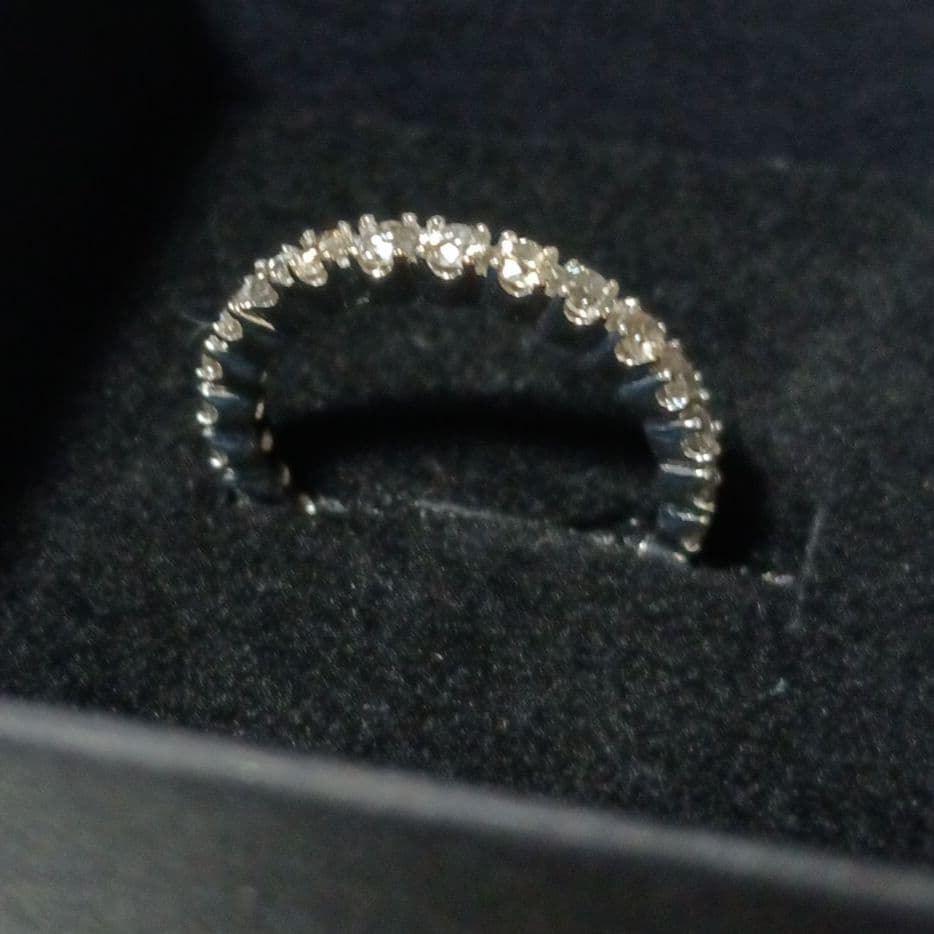 18K /WGリング フルエタニティ D1.00ct 8.5サイズ - メルカリ