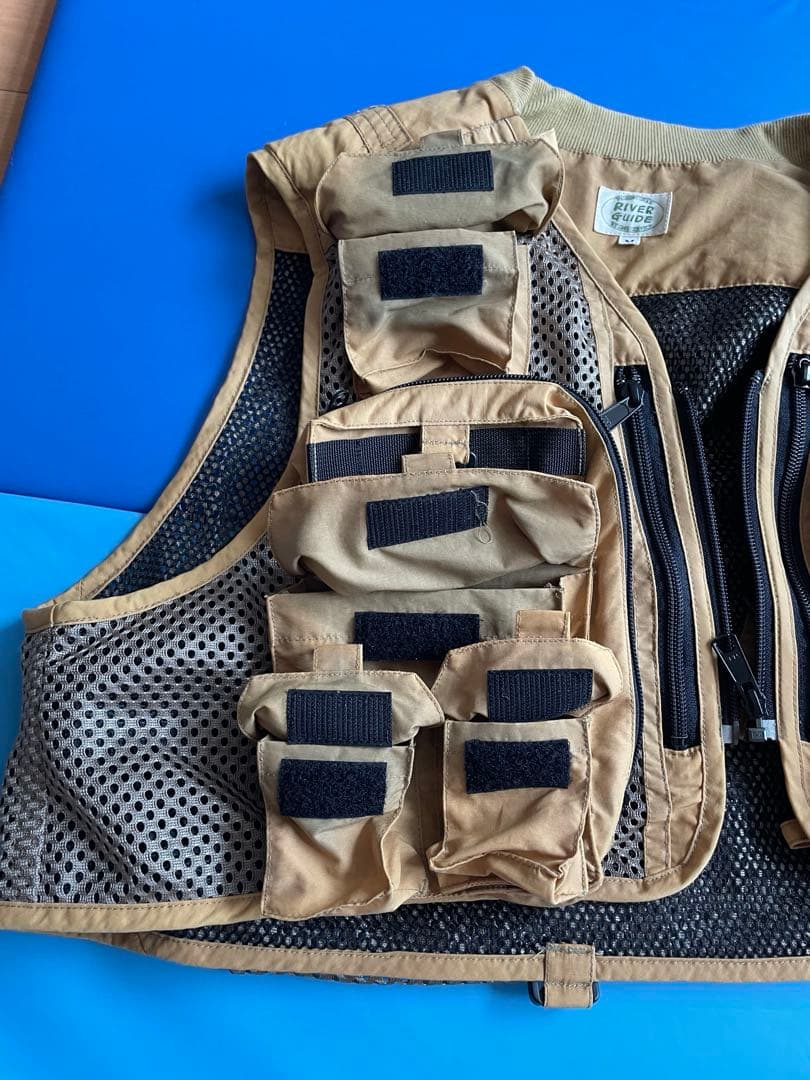 リバーガイド】 アップライト・メッシュ 90s フライフィッシングベスト