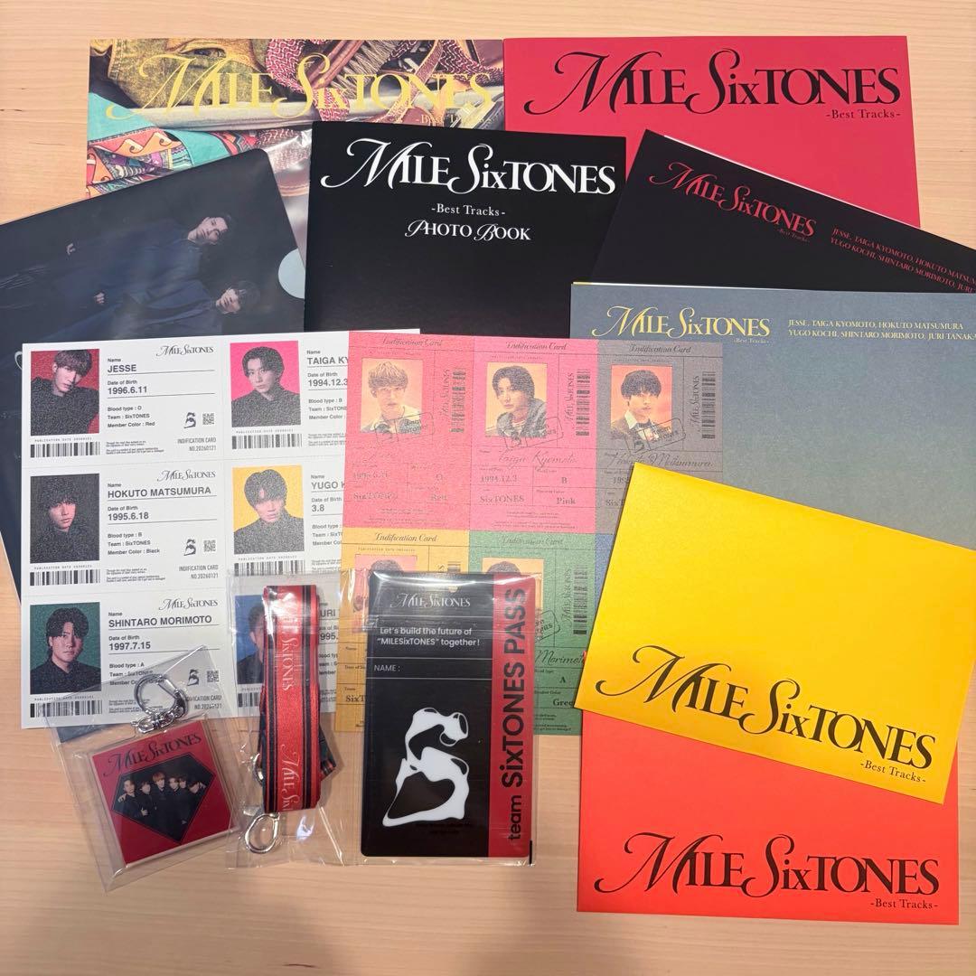 SixTONES MILESixTONES ブックレット込み 3形態特典セット - メルカリ