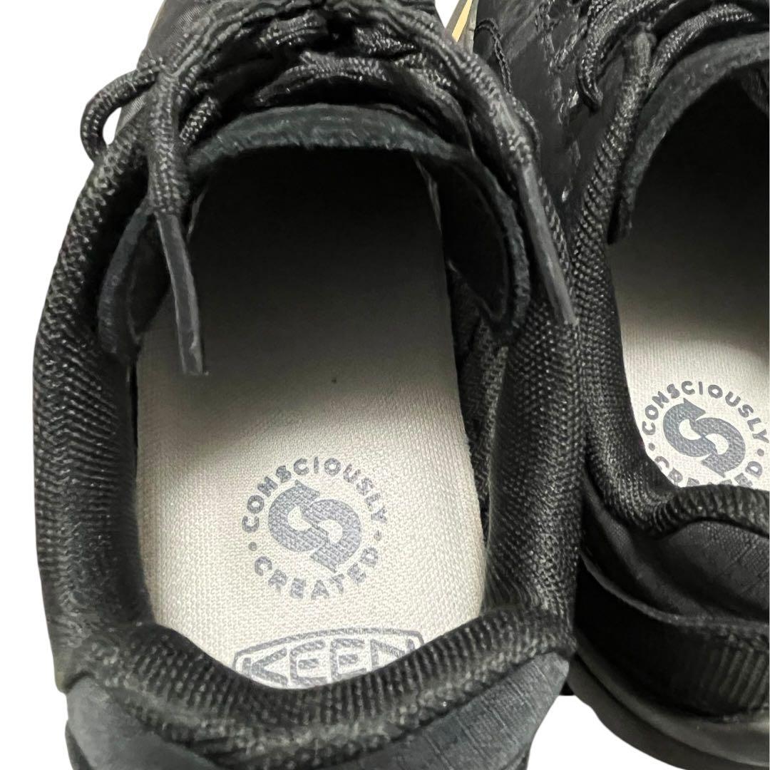 chi!様綺麗　キーン　ジャスパー ナイロン 防水　スニーカー　24.5cm 黒