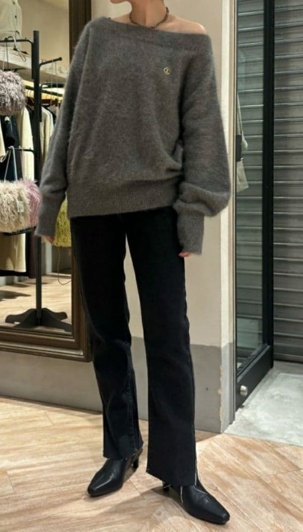 CAPRICIEUX LE'MAGE【C.L】FOXカシミアボートネックニット - メルカリ