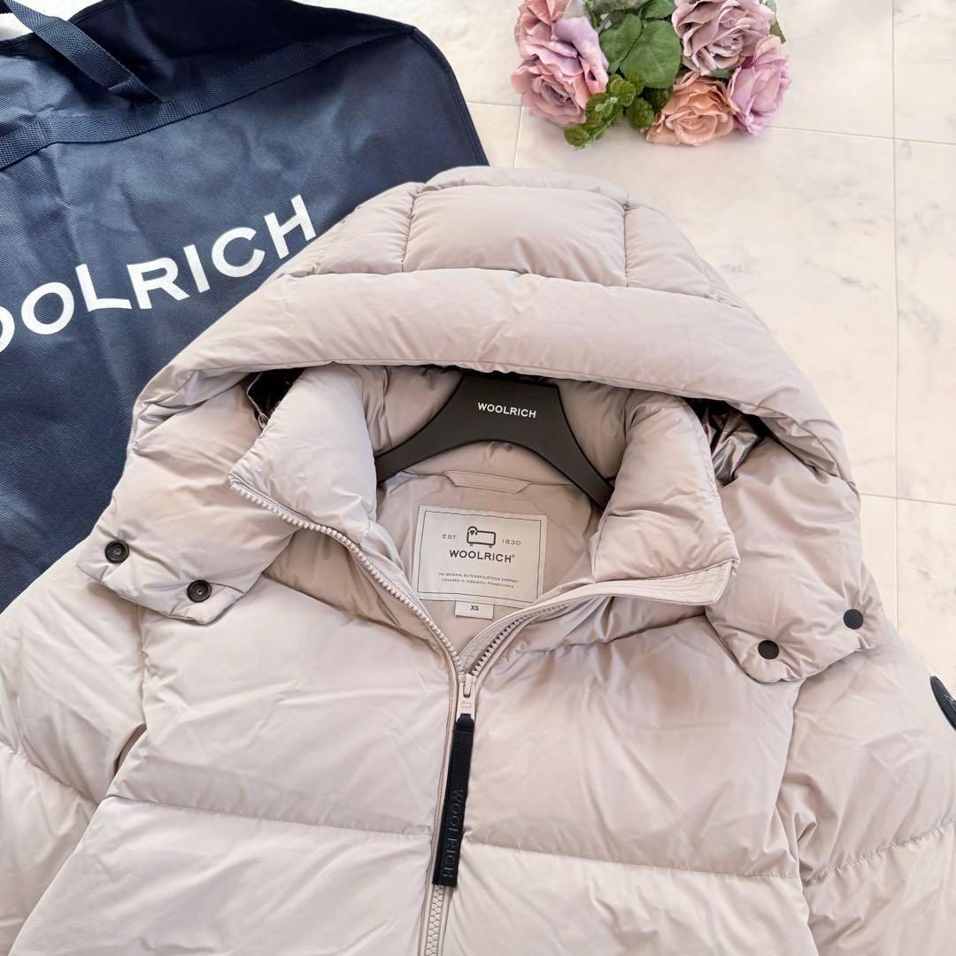 未使用級☆WOOLRICH マットストレッチ パファージャケットダウン