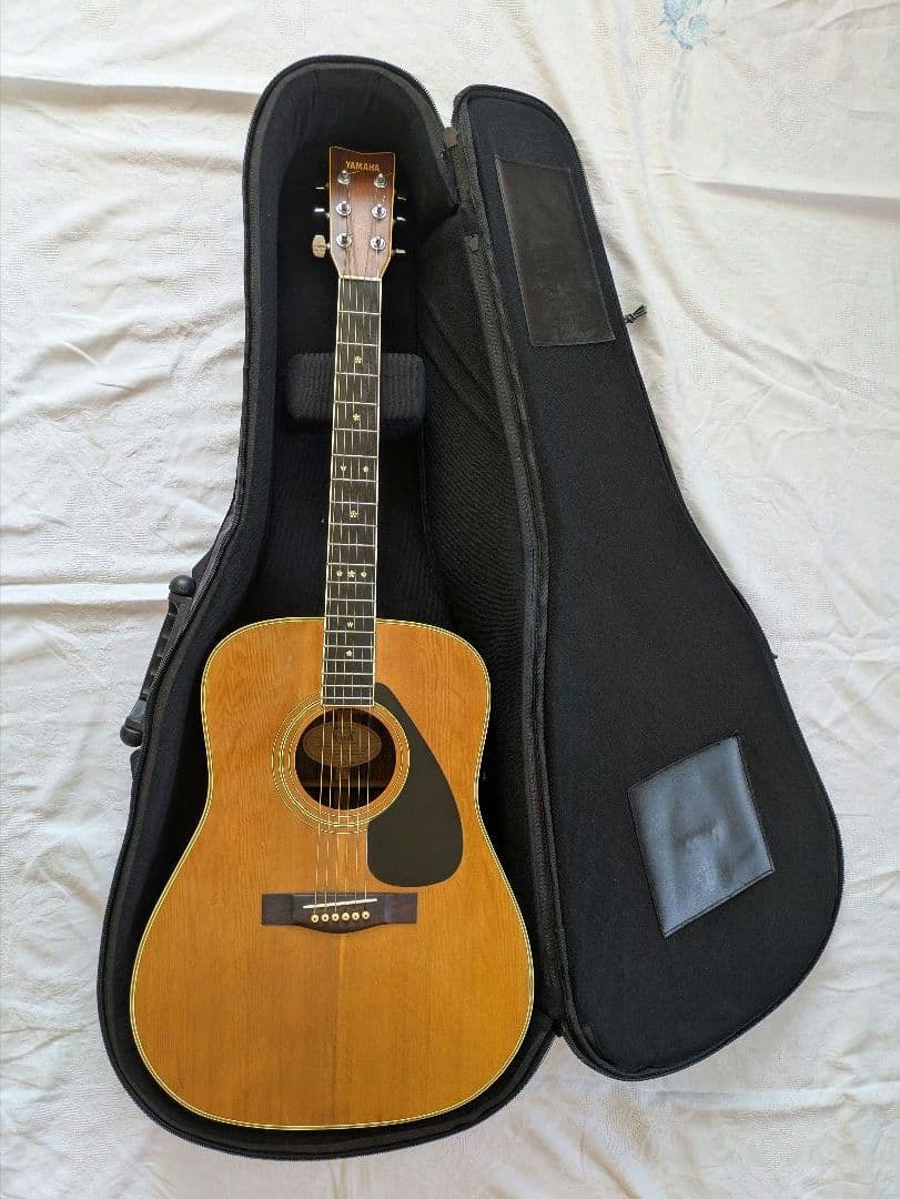 ☆YAMAHA FG-350D☆トップ単板☆日本製☆ 純正なセミハードケース