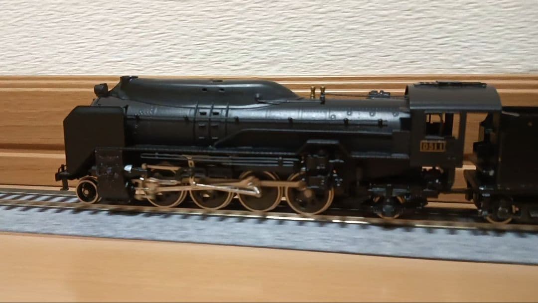 HOゲージ 天賞堂 アダチ D51半流蒸気機関車、カンモーター