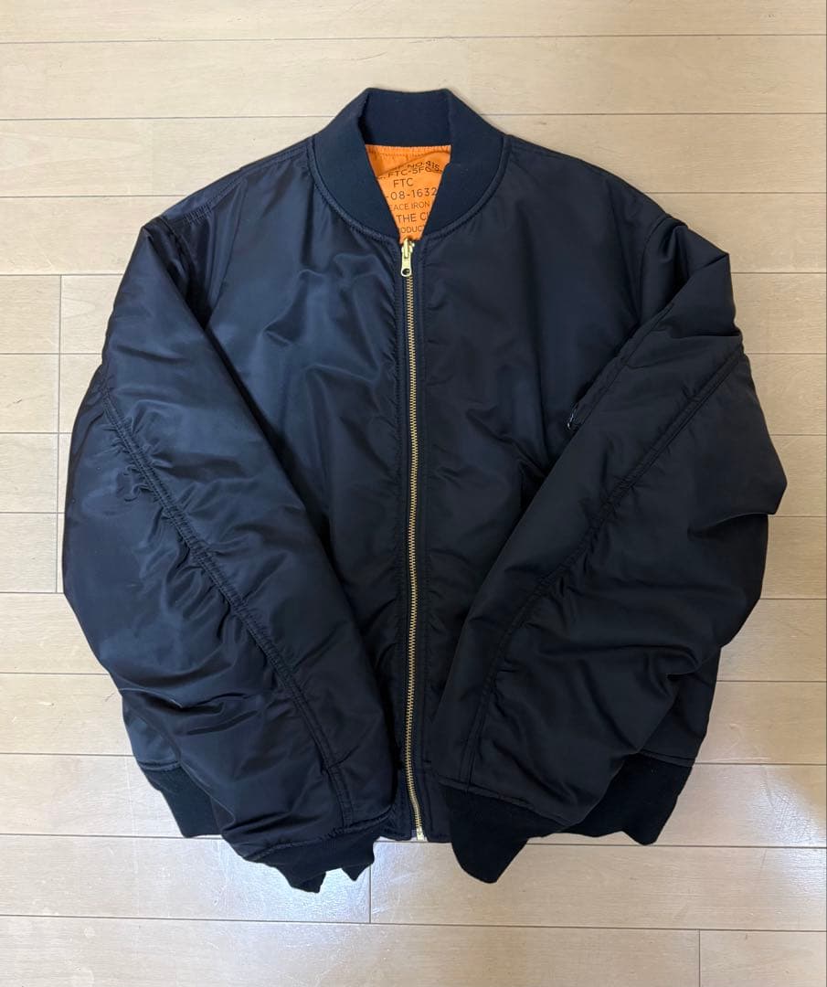 FTC MA-1ジャケット FTC（エフティーシー）の「LEATHER MA-1 JACKET（MA-1）」 - WEAR